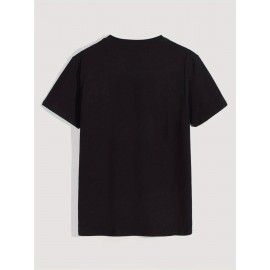 'I Need Beer' Pattern Print Men's Comfy T-shirt, Graphic Tee Men's Summer Outdoor Clothes, Men's Clothing, Tops For Men