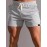 Slim Fit Comfy Active Shorts, Men's Casual Slant Pocket Stretch Waist Drawstring Shorts For Summer Basketball Running