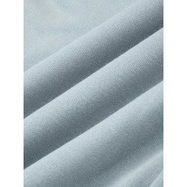 3pcs Classic Design Casual Cotton Slightly Stretch Drawstring Shorts, Men's Shorts For Summer